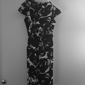 Classic Black & White Dress